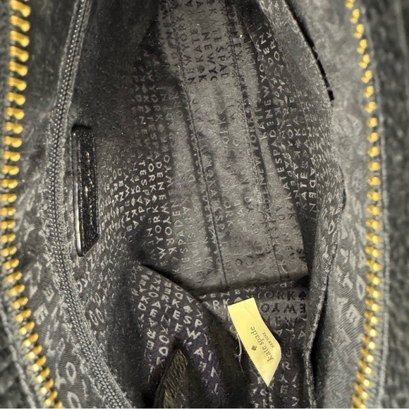 Kate Spade New York Pebbled Black Leather Crossbody Bag - Picture 6 of 7